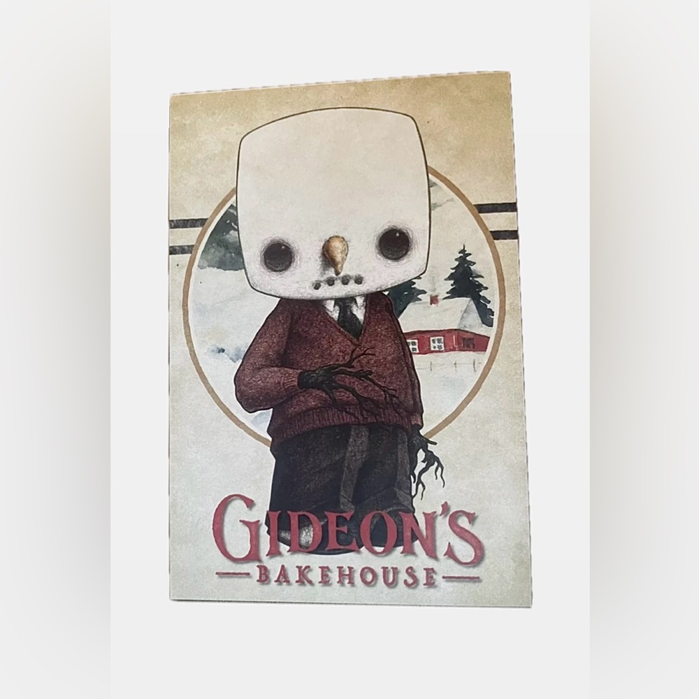 Gideons Bakehouse Menu December 2024 Percy The Snowman Card Limited Release